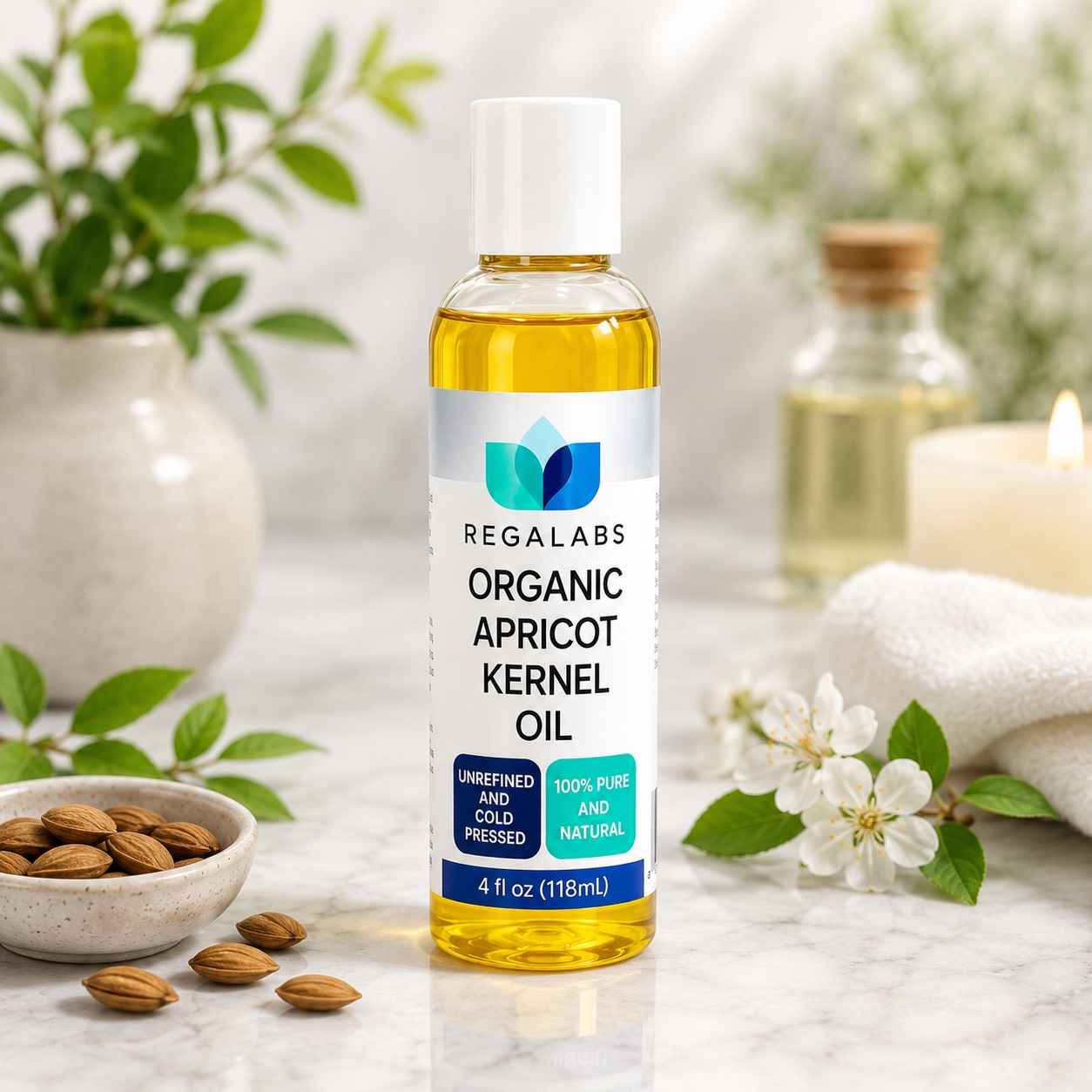 Organic Apricot Kernel Oil