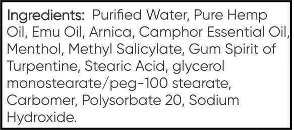 Cannabis Care Heat Rub Cream Tottle