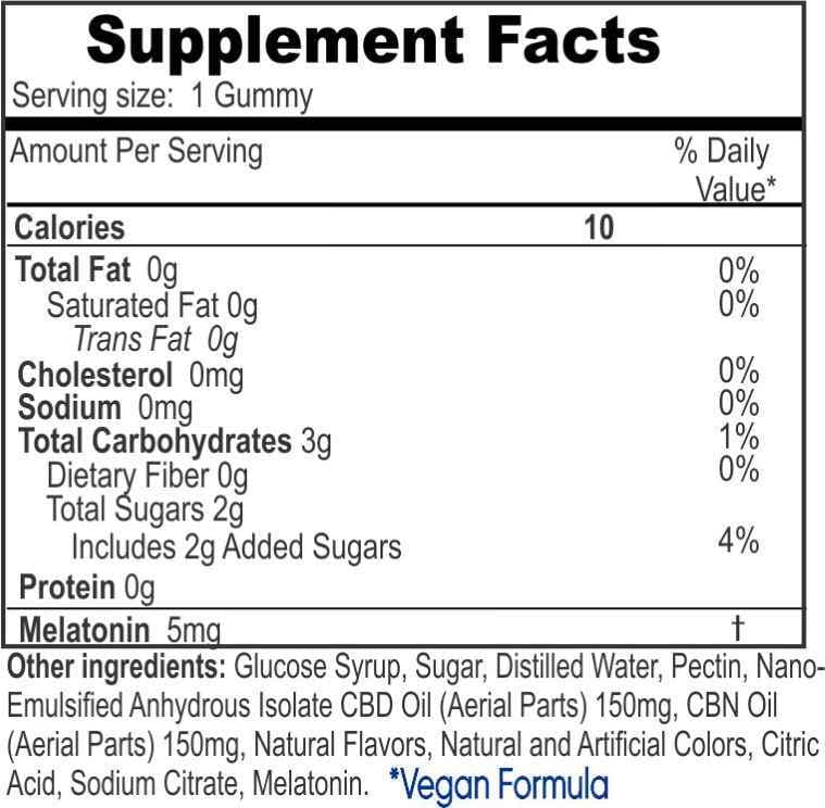 CBN Sleep Gummies 30mg