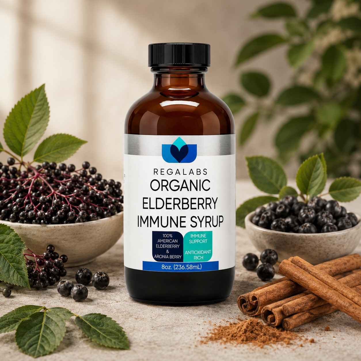 Organic Elderberry Syrup